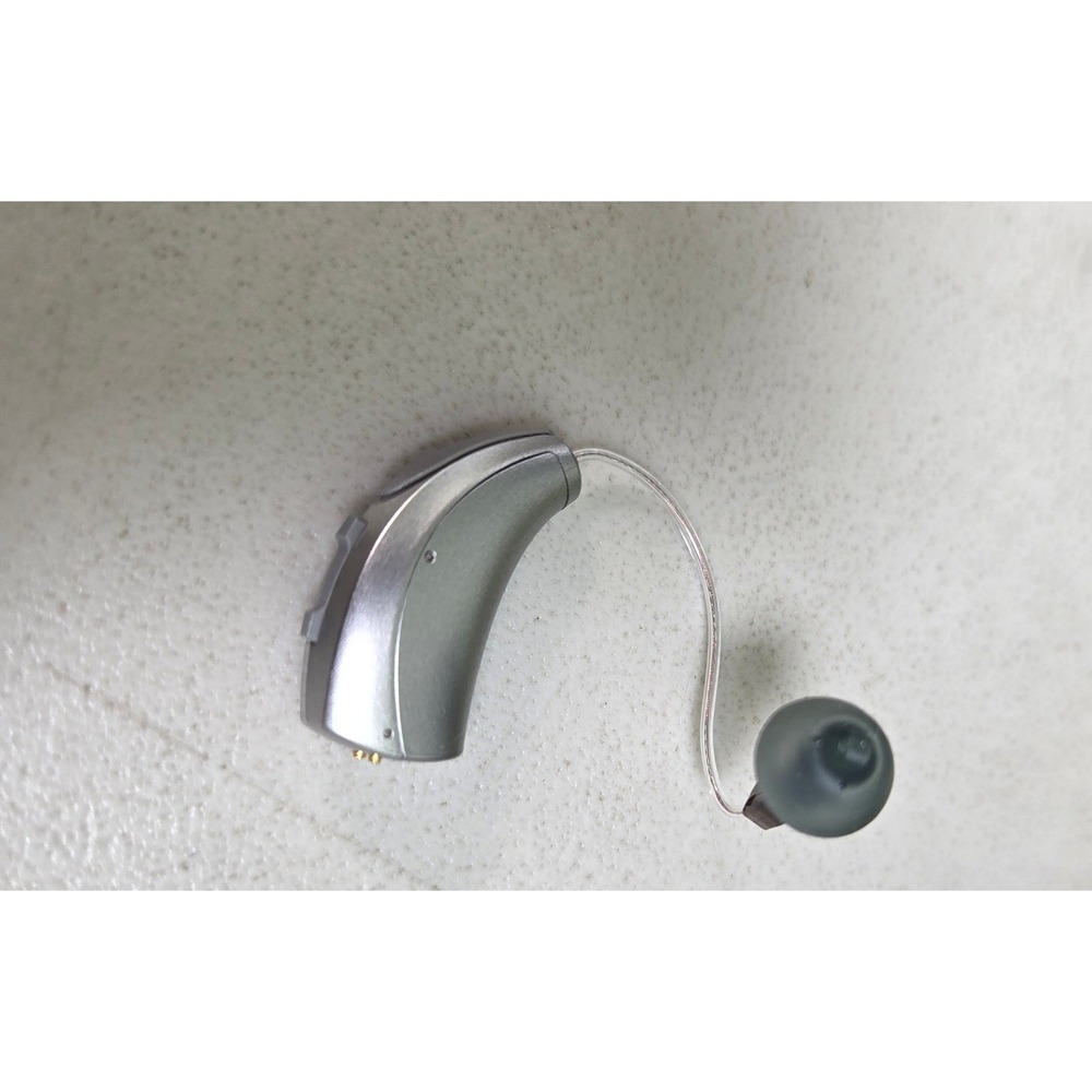 Starkey Livio AI 1000 RIC R Hearing Aid Silver Single Unit Right Ear 242064904